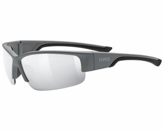 Uvex Sportstyle 215, grey matt/silver napszemüveg