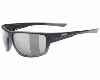 Uvex Sportstyle 230, black matt/silver napszemüveg