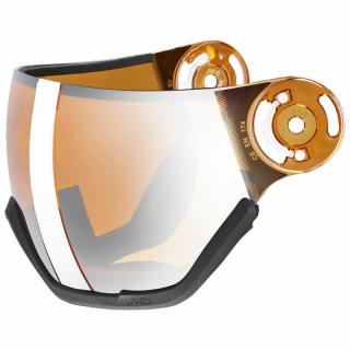 Uvex Wanted visor, mirror silver-lasergold lencse