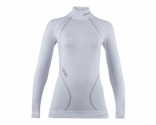 UYN Lady Ambityon UW Shirt LG SL turtle neck, optical white-white-pearl grey aláöltöző felső