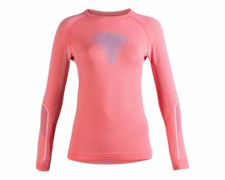 UYN Lady Visyon UW Shirt LG SL, coral-peacock-pearl aláöltöző felső