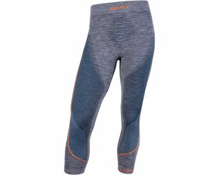 UYN Man Ambityon UW Pants Medium Melange, black melange-atlantic-orange shiny aláöltöző alsó