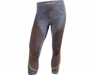 UYN Man Ambityon UW Pants Medium Melange, black melange-orange-yellow aláöltöző alsó