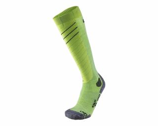 UYN Man Ski Ultra Fit Socks, green-black sízokni