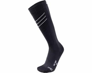 UYN Woman Ski Race Shape Socks, black-white sízokni