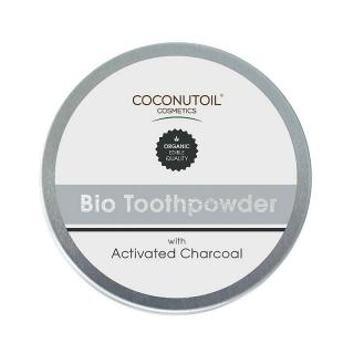 Coconutoil cosmetics bio fogpor aktív szénnel - 40 ml