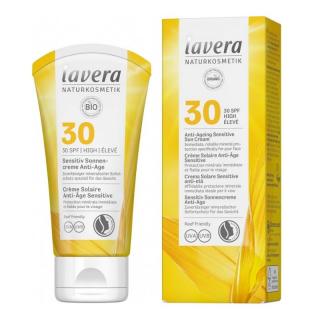 Lavera anti-age naptej fizikai fényvédővel SPF30  - érzékeny bőrre - 50 ml