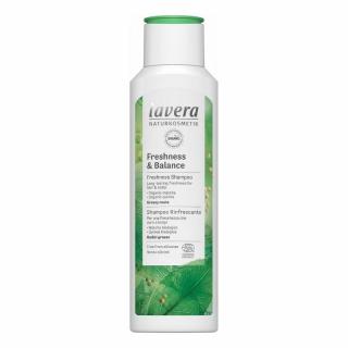 Lavera freshness  balance natúr sampon zsíros hajra matchával és quinoával - 250 ml