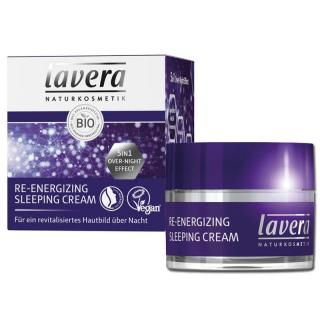 Lavera szépítő alvás natúr arckrém hialuronsavval - 50 ml