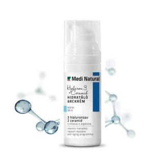 MediNatural Hyaluron 3 + Ceramid hidratáló arckrém - 50 ml