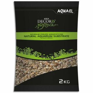 AquaEl Natural Multi-Colour Gravel kavics 1,4-2 mm 2 kg