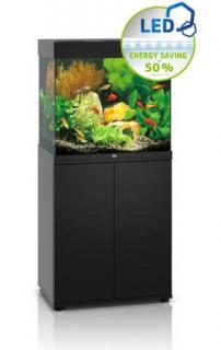 Juwel Lido 120 LED akvárium szett bútorral fekete
