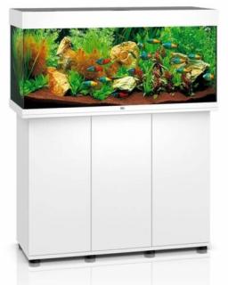 Juwel Rio 350 LED akvárium szett bútorral fehér