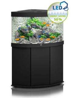 Juwel Trigon 190 LED akvárium szett bútorral fekete