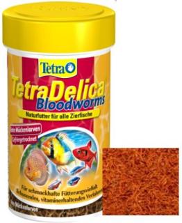 TetraDelica Bloodworms szárított, liofilizált díszhaltáp 100 ml