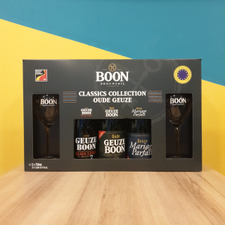 Boon Classics Collection 3 x 0,75L Geuze + 2 x pohár