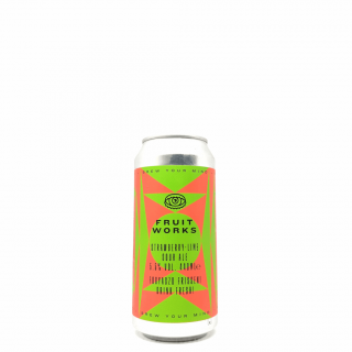 Brew Your Mind Fruit Works Strawberry-Lime 0,44L | Kizárólag személyes átvétellel vagy azonnali budapesti szállítással rendelhető