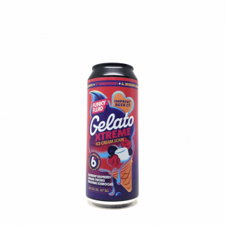 Funky Fluid Gelato XTREME: Blueberry, Raspberry, Banana S`mores 0,5L