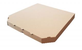 Pizza doboz 320x320x30mm, síkkimetszett hullámkarton