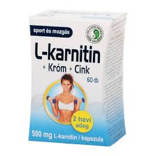 Dr. Chen L-karnitin zsírégető kapszula, krómmal és cinkkel
