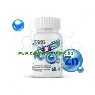 Natur Tanya® 25 mg-os Szerves Cink tabletta - Női és férfi meddőség, pajzsmirigy, prosztata, fülc...