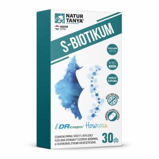 Natur Tanya® S-BIOTIKUM – HOWARU® liofilizált élőflórát, valamint szerves krómot tartalmazó étre...