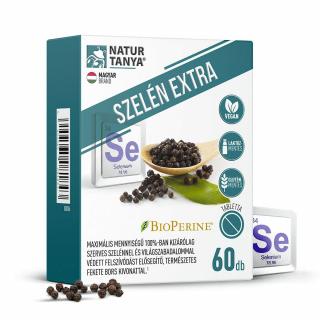 Natur Tanya® SZELÉN EXTRA - 100% szerves szelén és világszabadalommal védett biohasznosulást fok...