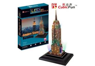 3D puzzle világítós Empire State Building - 38 db
