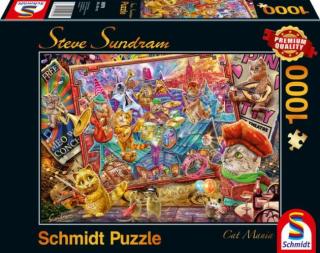 Cat Mania - Schmidt 59979 - 1000 db-os puzzle