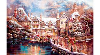 Christmas Cove - SunsOut 17735 - 1000 darabos puzzle