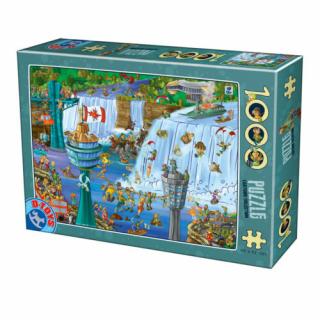 Niagara vízesés - Dtoys 75932 - 1000 db-os puzzle