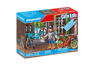 Playmobil Ajándékszett "E-bike szerviz" 70674