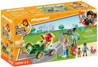 Playmobil D.O.C. Mentők bevetésen versenybaleset 70919