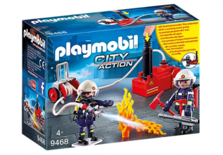 Playmobil tűzoltók vízpumpával 9468