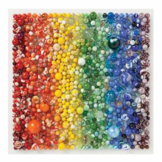Rainbow Marbles 500 db-os puzzle Galison