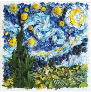 Starry Night Petals - Galison 500 darabos puzzle