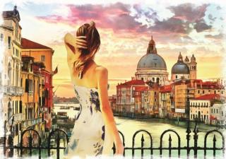 Views on Venice - Art Puzzle 5381 - 1500 db-os puzzle