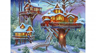 Winter Treehouse - Alipson 50003 - 500 darabos puzzle