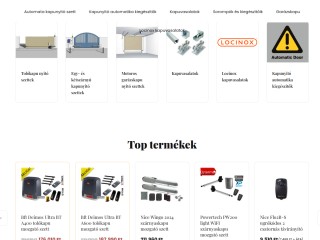 Automata kapunyitók, kapuk, kiegészítők webáruháza | Homeautomatica.hu