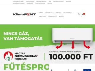Klíma, hőszivattyú - Forgalmazás, telepítés