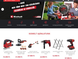 Einhellshop áruház - Kiemelt Einhell partner