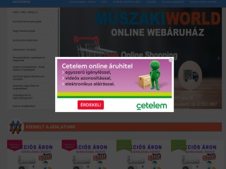 Műszakiworld Online Webshop