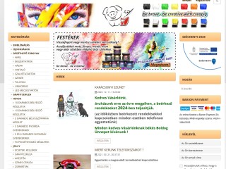 Kreatív Hobbibolt, Kreatív Hobby Webáruház