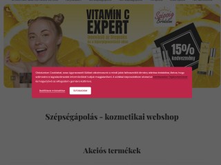 Szépségápoló, kozmetikai arc, haj és testápoló termékek