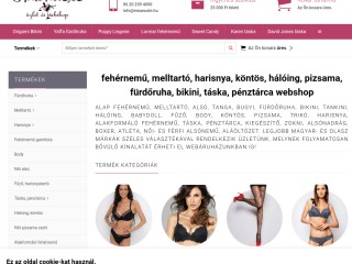 Emanuele Fehérnemű/Melltartó, Fürdőruha/Bikini, Táska, Köntös Webáruház