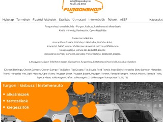 furgonshop.hu webáruház
