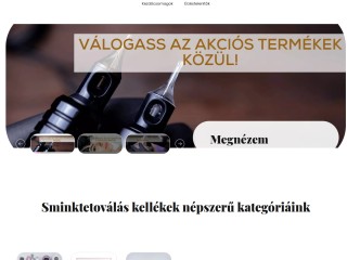 Sminktetováló kellékek webáruháza