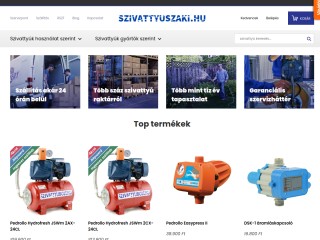 Szivattyú Webáruház-Szivattyuszaki.hu