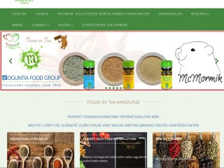 A minőségi fűszerek kedvelőinek - Fűszer és Tea webáruház