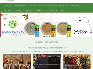 A minőségi fűszerek kedvelőinek - Fűszer és Tea webáruház